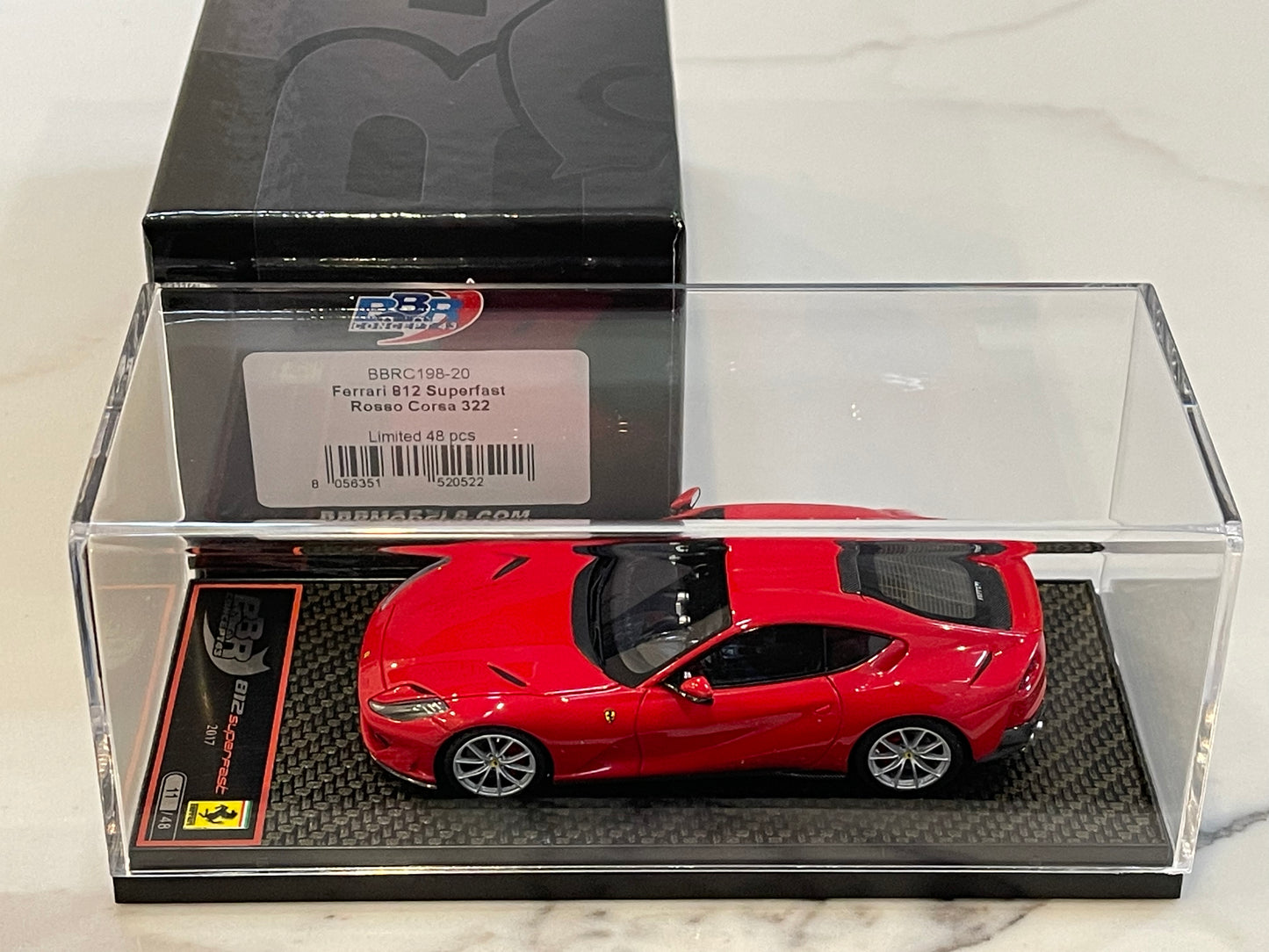 BBR 1/43 Ferrari 812 Superfast 2017 Rosso Corsa BBRC198-20