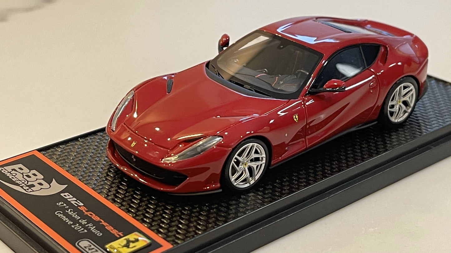 BBR 1/43 Ferrari 812 Superfast 2017 Red 70 Anni BBRC198A