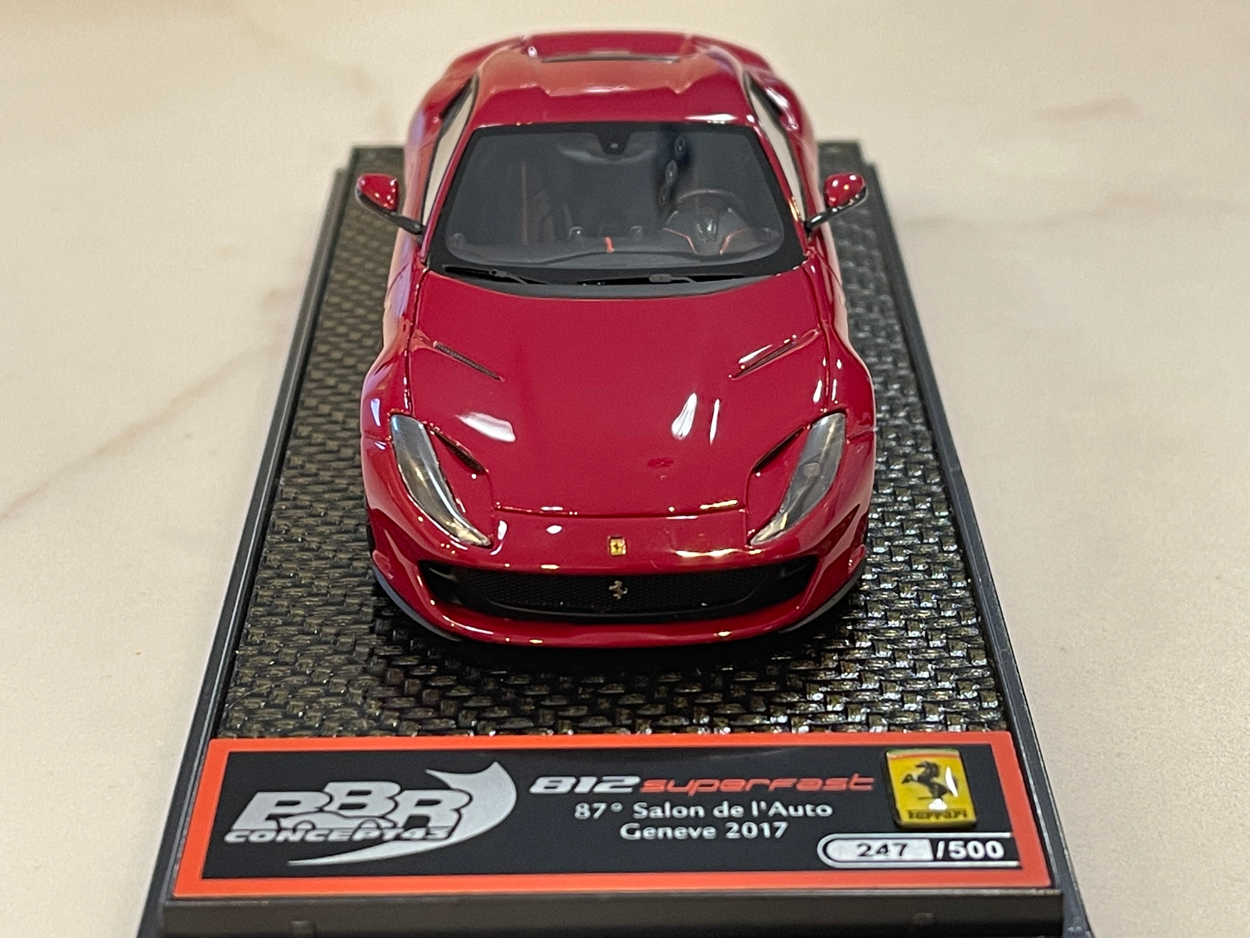 BBR 1/43 Ferrari 812 Superfast 2017 Red 70 Anni BBRC198A