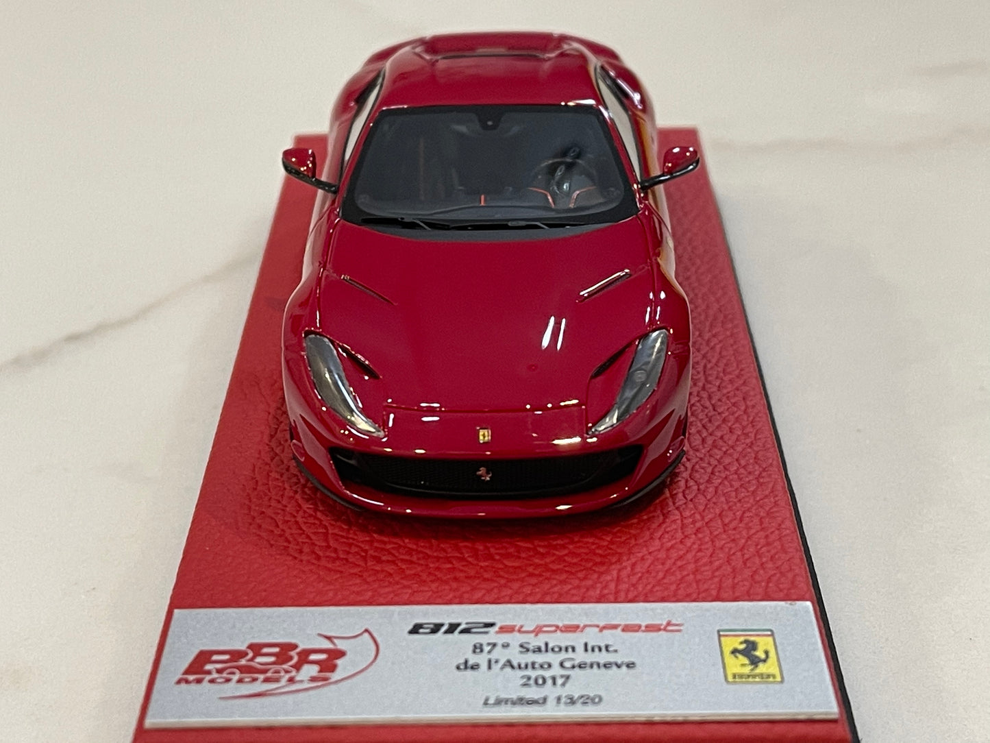 BBR 1/43 Ferrari 812 Superfast 2017 Red 70 Anni BBRC198APRE