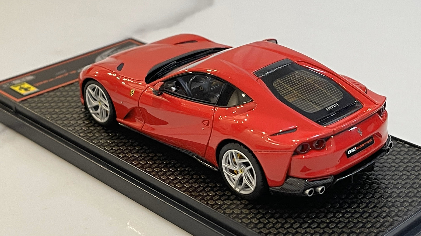 BBR 1/43 Ferrari 812 Superfast 2017 Rosso Corsa BBRC198G