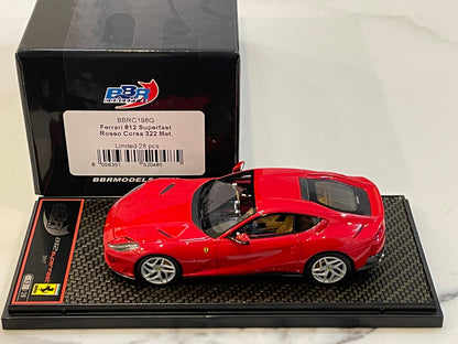BBR 1/43 Ferrari 812 Superfast 2017 Rosso Corsa BBRC198G