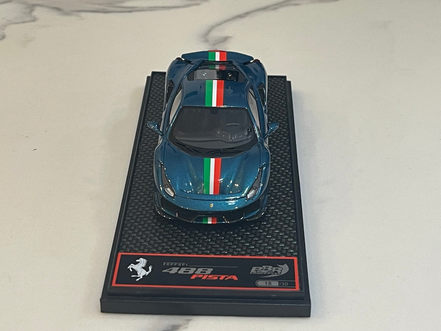 BBR 1/43 Ferrari 488 Pista 2018 Blu Capri BBRC202RET25