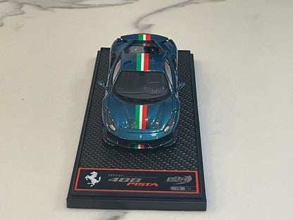 BBR 1/43 Ferrari 488 Pista 2018 Blu Capri BBRC202RET25