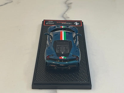 BBR 1/43 Ferrari 488 Pista 2018 Blu Capri BBRC202RET25
