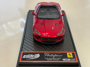 BBR 1/43 Ferrari Portofino 2017 Rosso Portofino BBRC207A