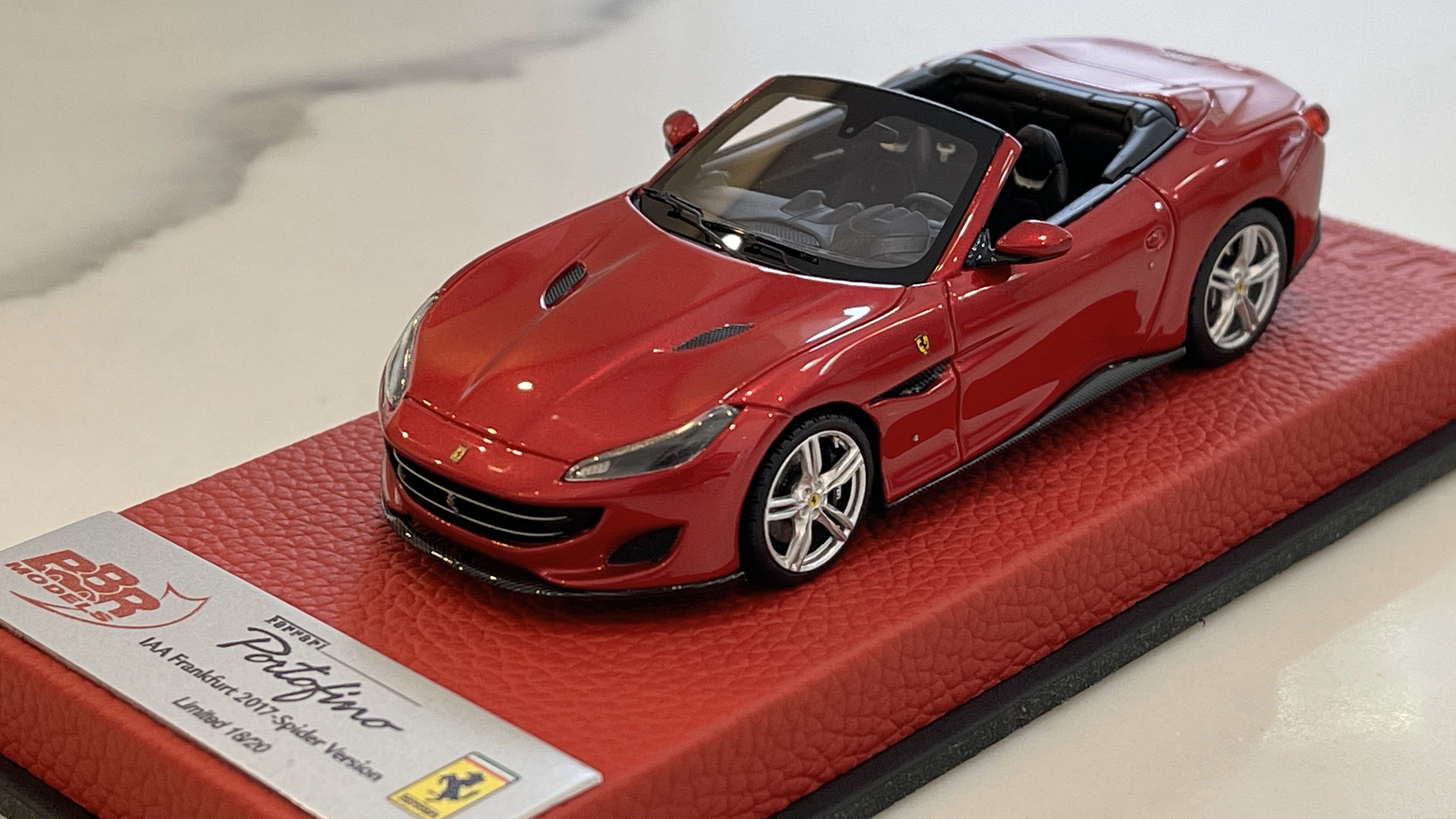 BBR 1/43 Ferrari Portofino 2017 Rosso Portofino BBRC207APRE