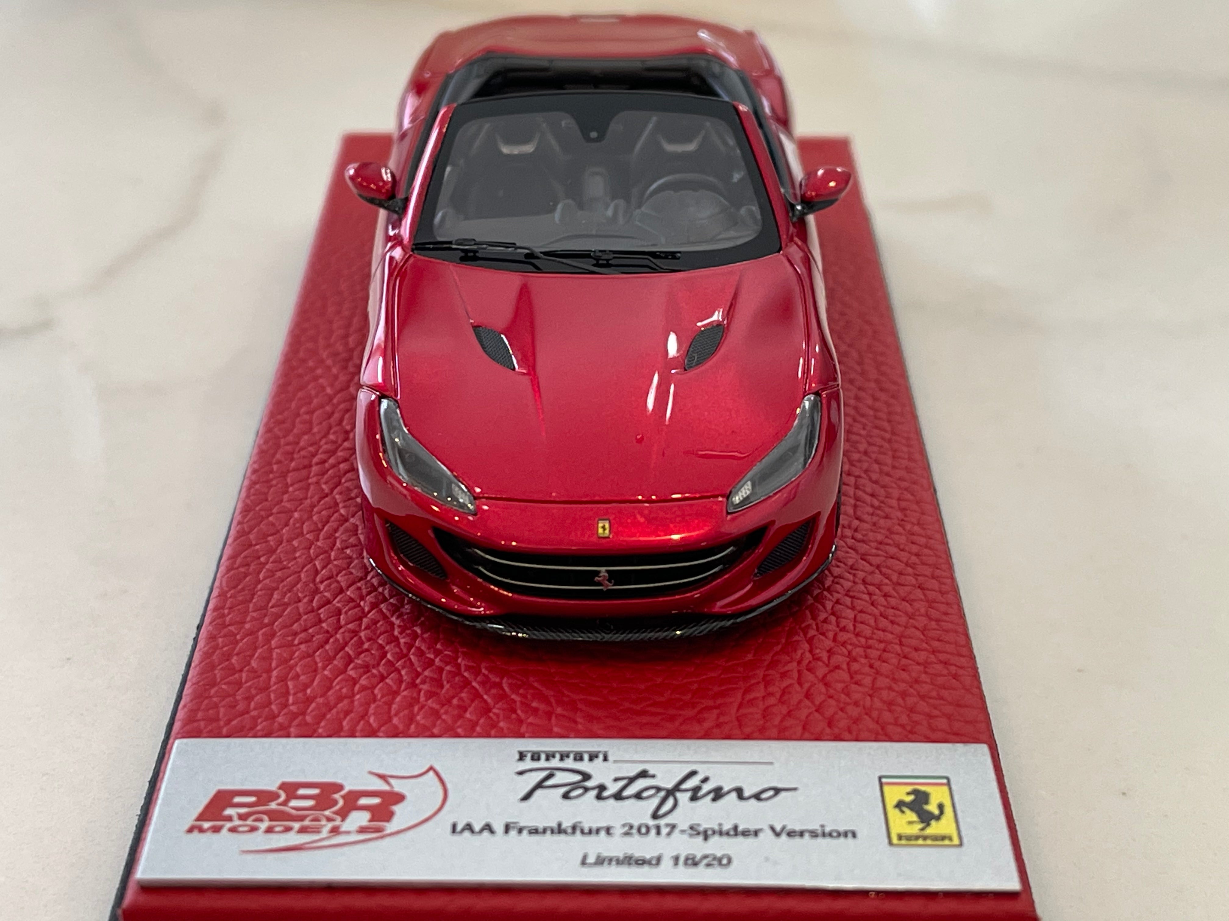 BBR 1/43 Ferrari Portofino 2017 Rosso Portofino BBRC207APRE