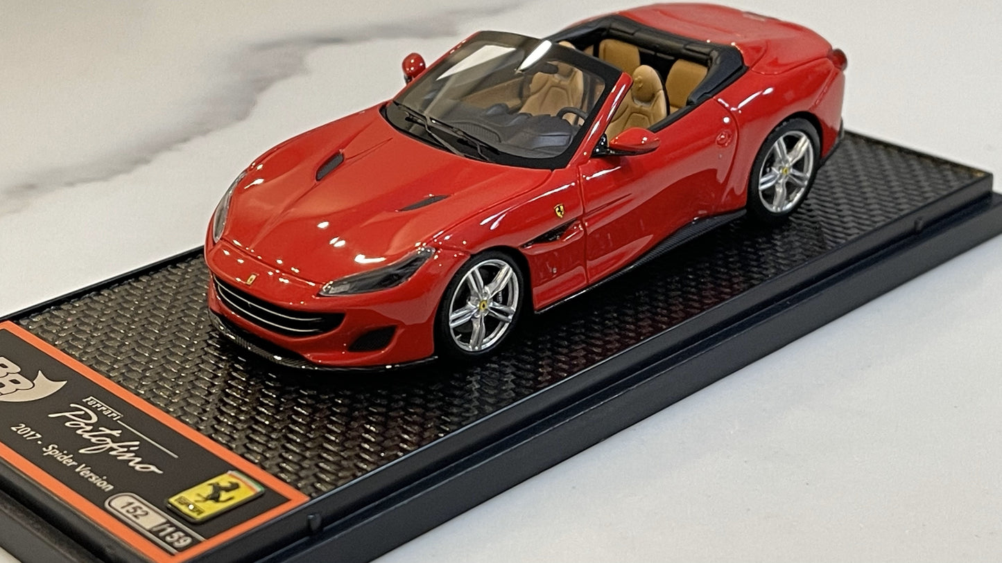 BBR 1/43 Ferrari Portofino 2017 Rosso Corsa BBRC207B
