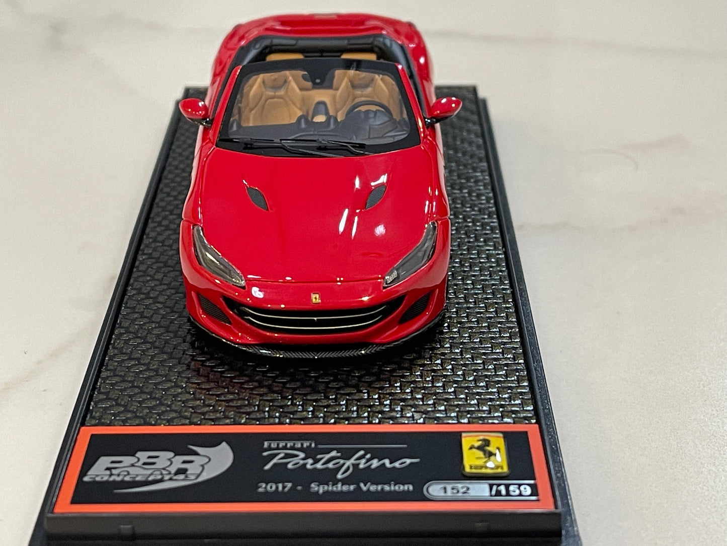 BBR 1/43 Ferrari Portofino 2017 Rosso Corsa BBRC207B