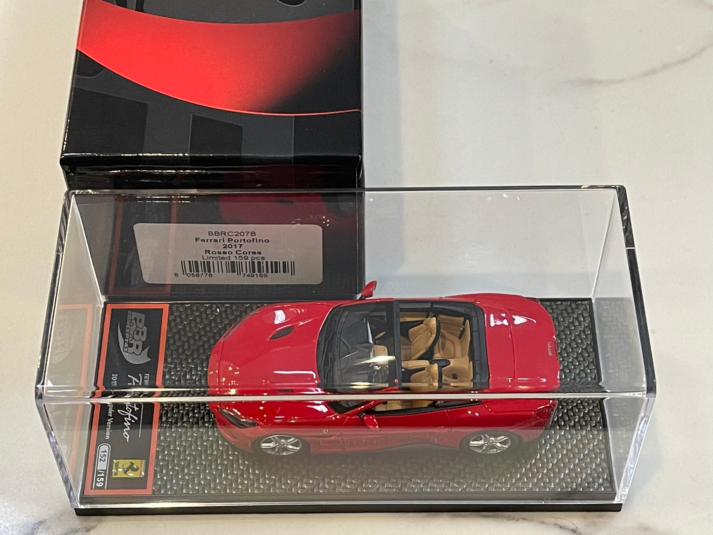 BBR 1/43 Ferrari Portofino 2017 Rosso Corsa BBRC207B