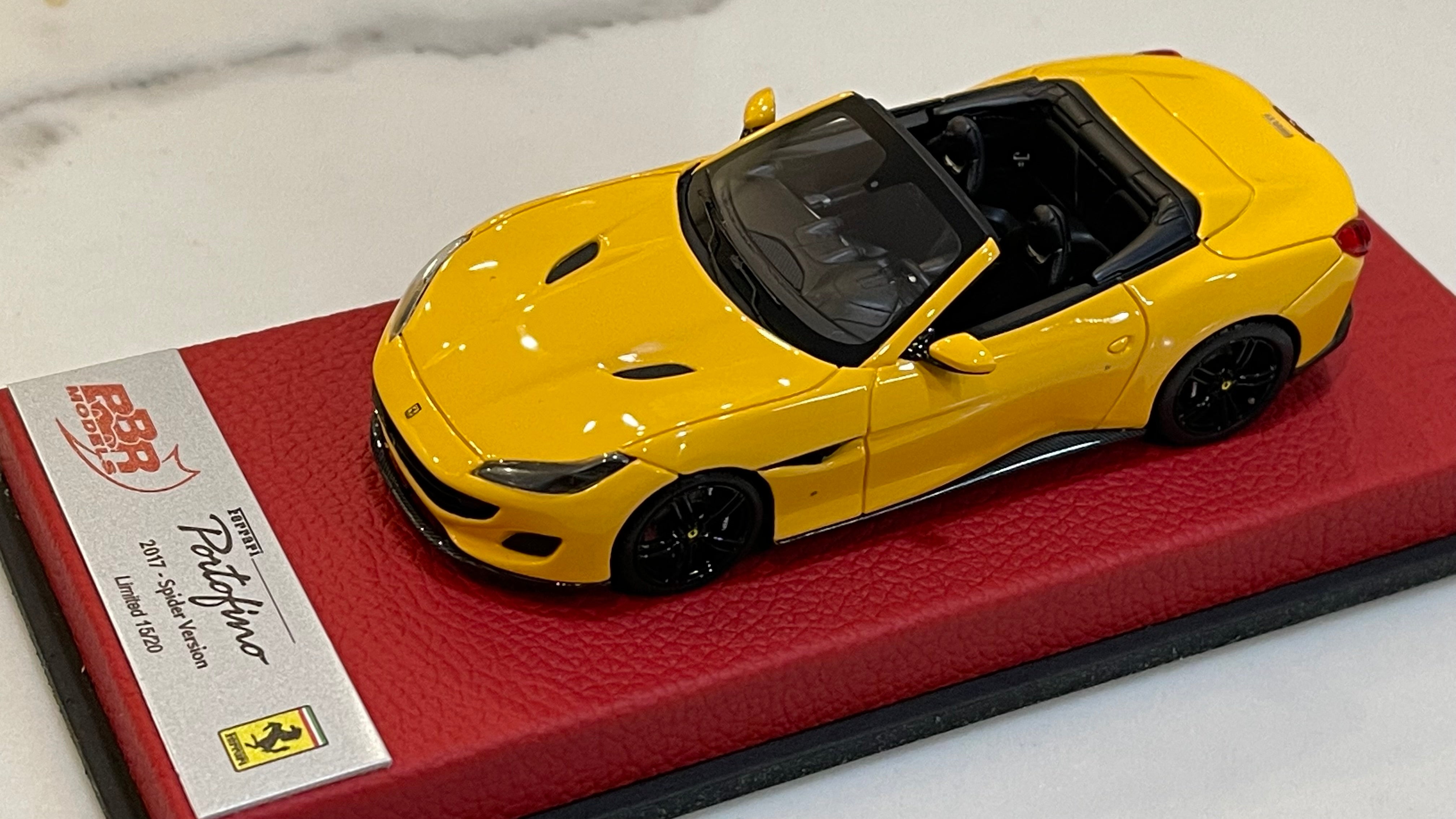 BBR 1/43 Ferrari Portofino 2017 Giallo Modena BBRC207CPRE