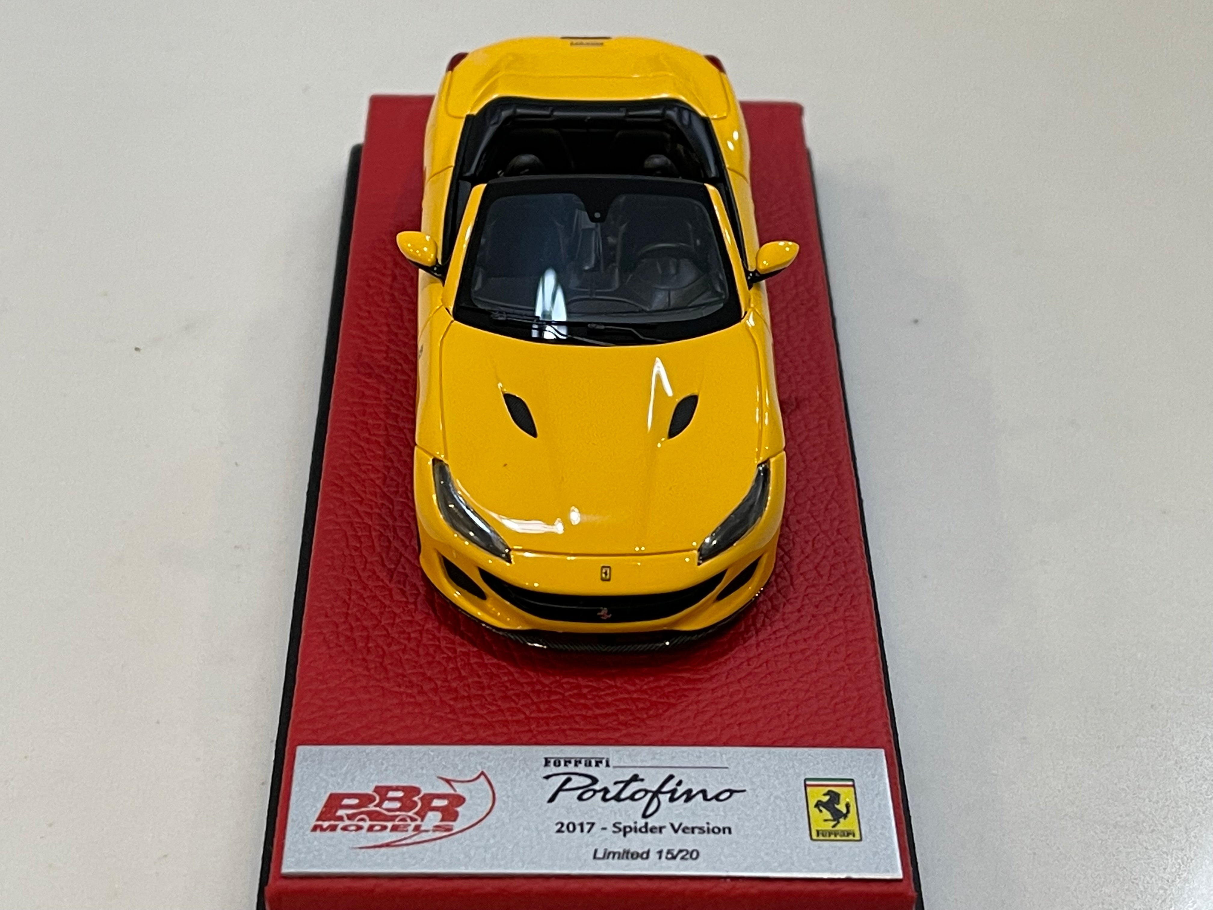 BBR 1/43 Ferrari Portofino 2017 Giallo Modena BBRC207CPRE