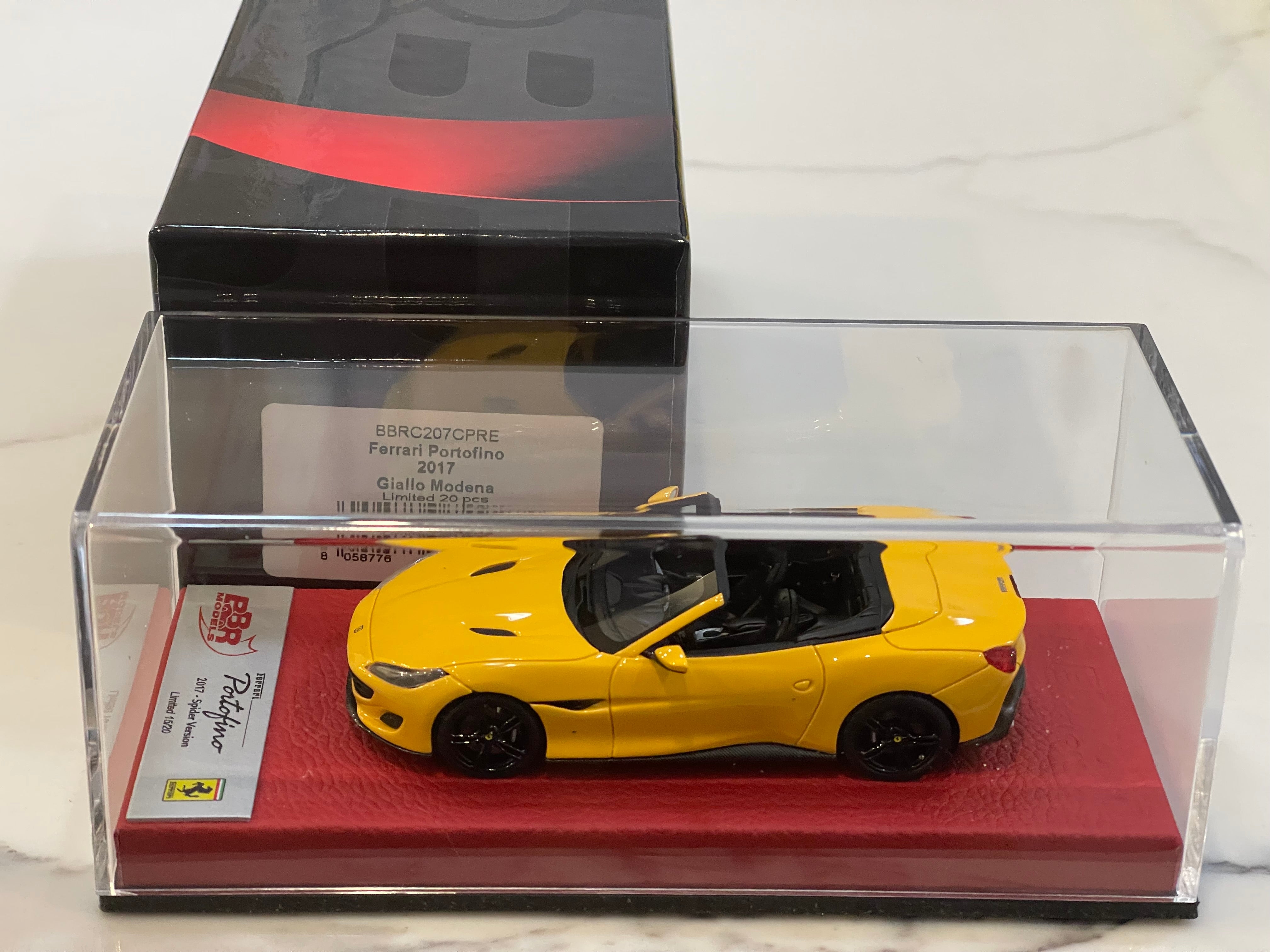 BBR 1/43 Ferrari Portofino 2017 Giallo Modena BBRC207CPRE