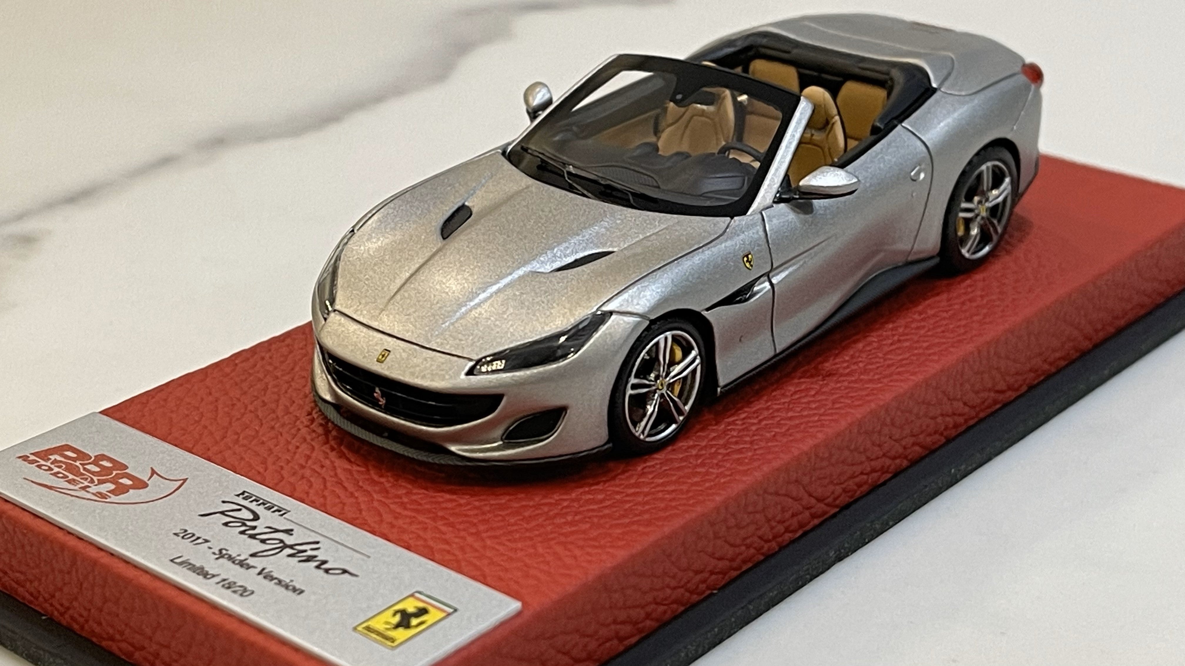 BBR 1/43 Ferrari Portofino 2017 Matt Silver BBRC207FPRE