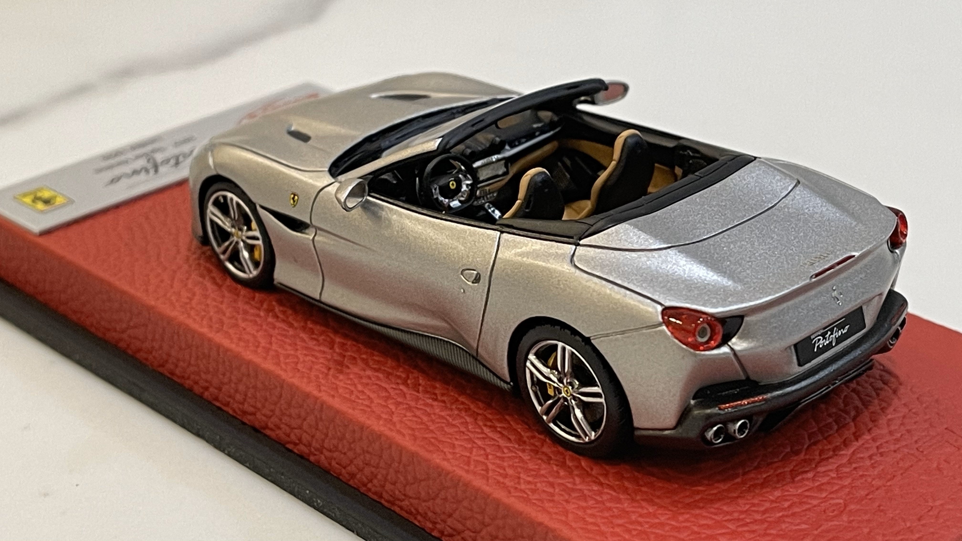 BBR 1/43 Ferrari Portofino 2017 Matt Silver BBRC207FPRE