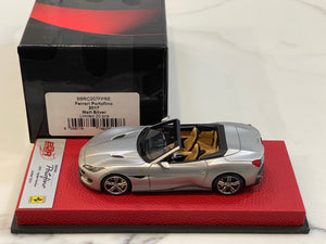 BBR 1/43 Ferrari Portofino 2017 Matt Silver BBRC207FPRE