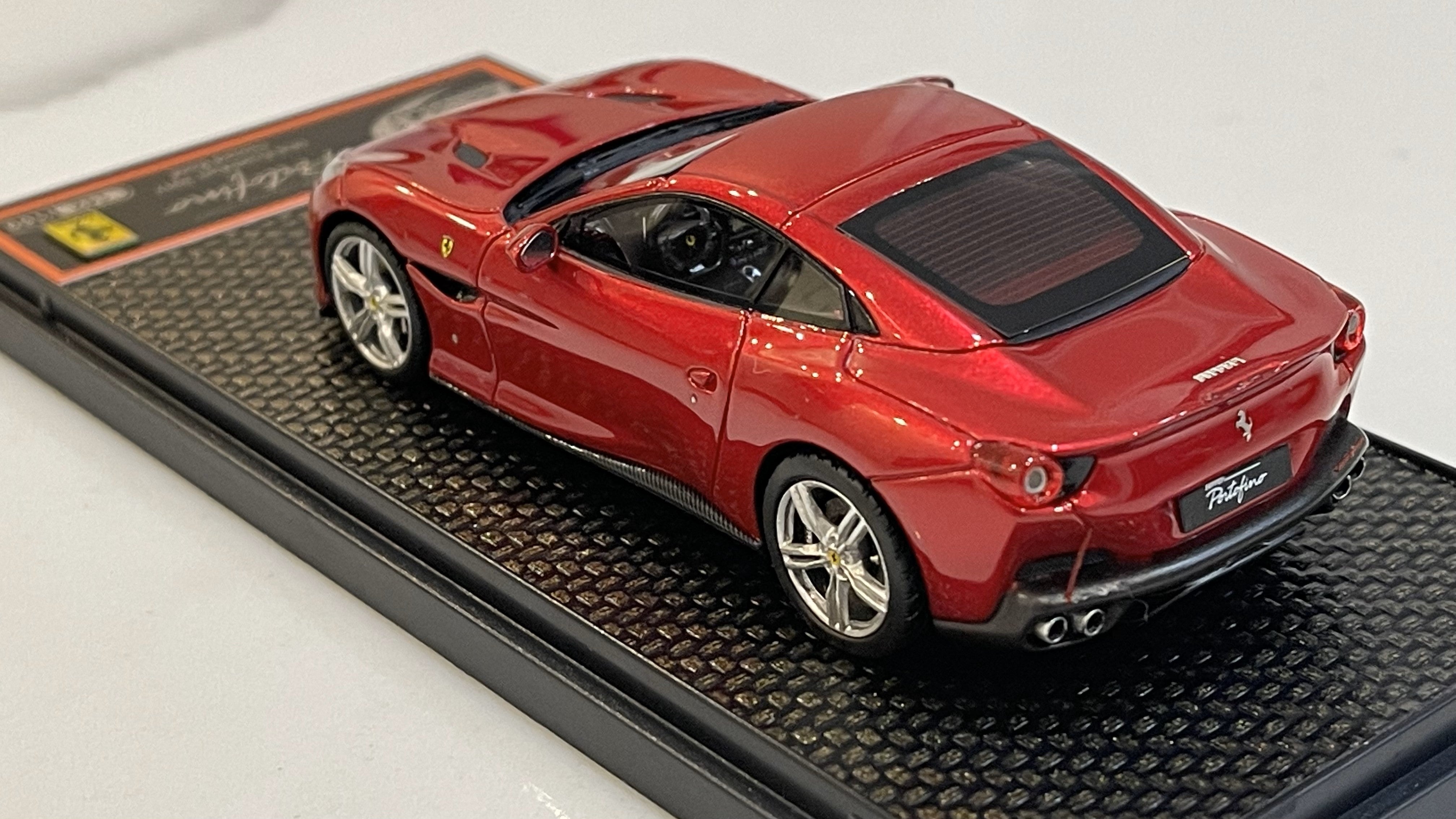 BBR 1/43 Ferrari Portofino Closed Roof Frankfurt Auto Show 2017 Rosso Portofino BBRC209A