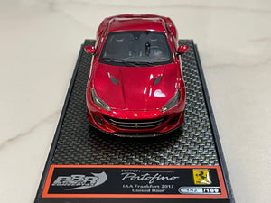 BBR 1/43 Ferrari Portofino Closed Roof Frankfurt Auto Show 2017 Rosso Portofino BBRC209A