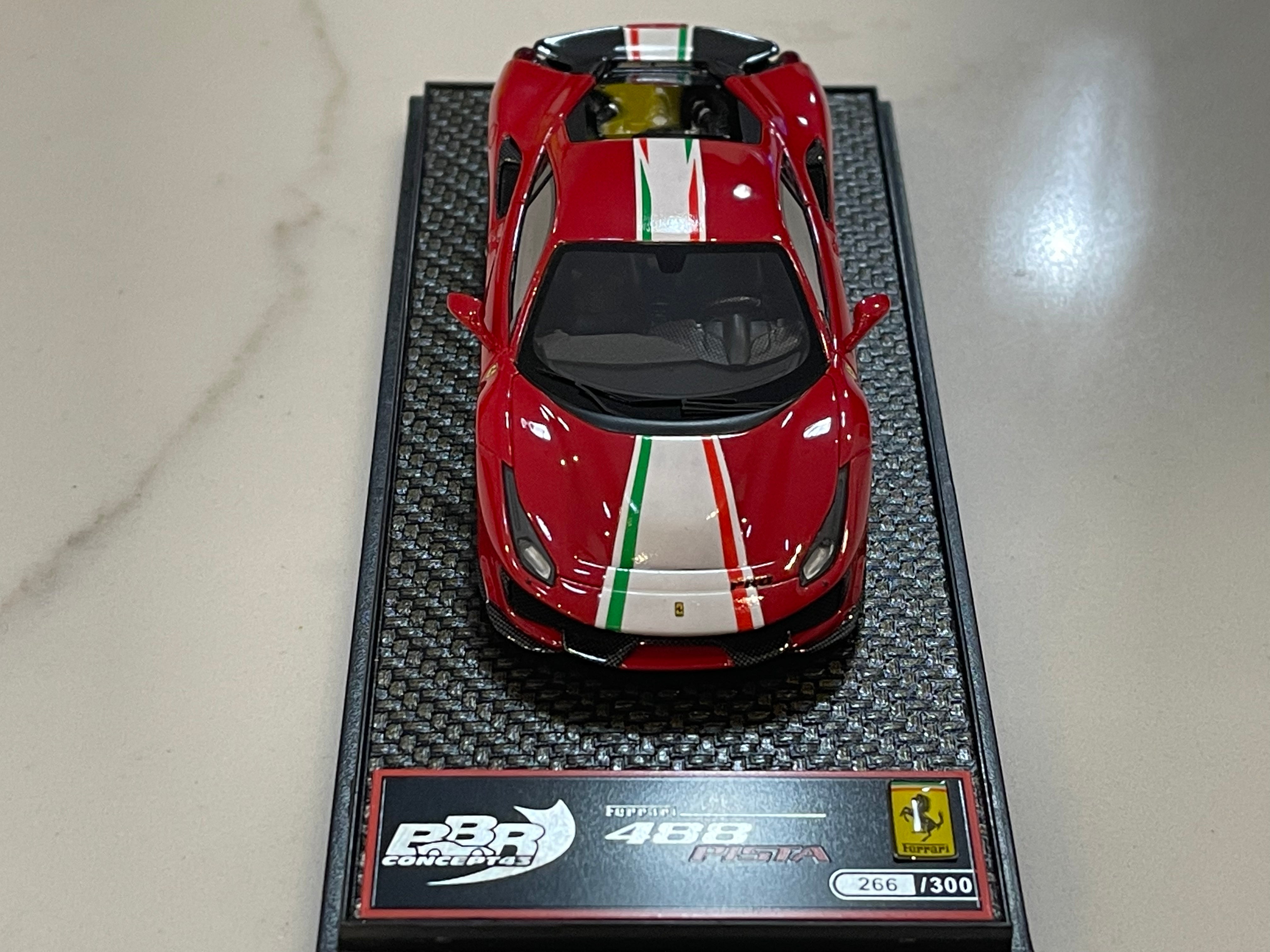 BBR 1/43 Ferrari 488 Pista Piloti 2020 Rosso Corsa BBRC216A