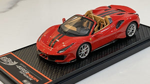 BBR 1/43 Ferrari 488 Pista Spider 2018 Rosso Corsa BBRC218C