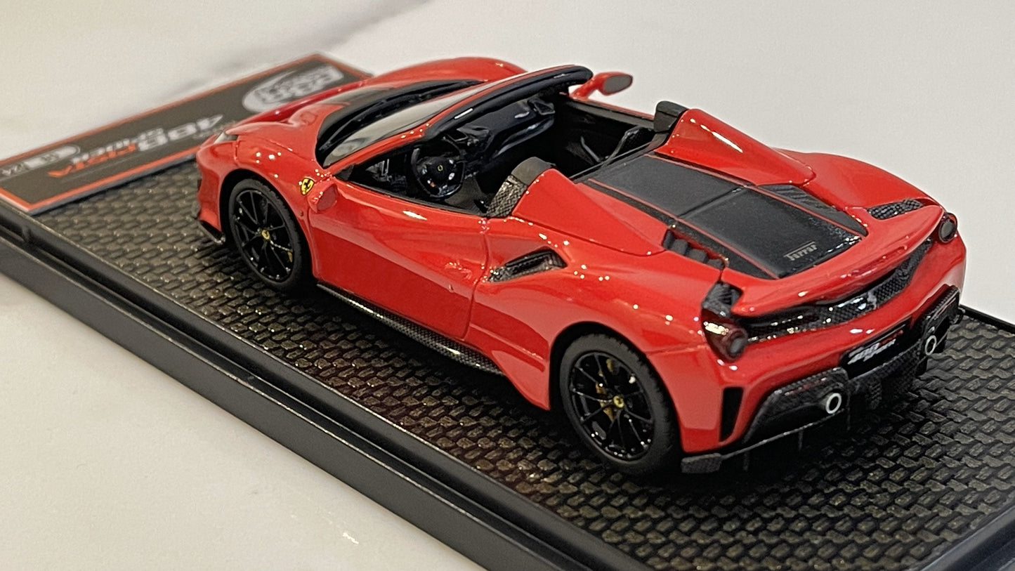 BBR 1/43 Ferrari 488 Pista Spider 2018 Rosso Corsa BBRC218M