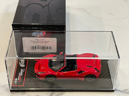 BBR 1/43 Ferrari 488 Pista Spider 2018 Rosso Corsa BBRC218M1