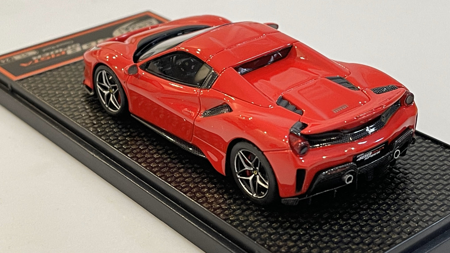 BBR 1/43 Ferrari 488 Pista Spider Closed Roof 2018 Rosso Corsa BBRC219E