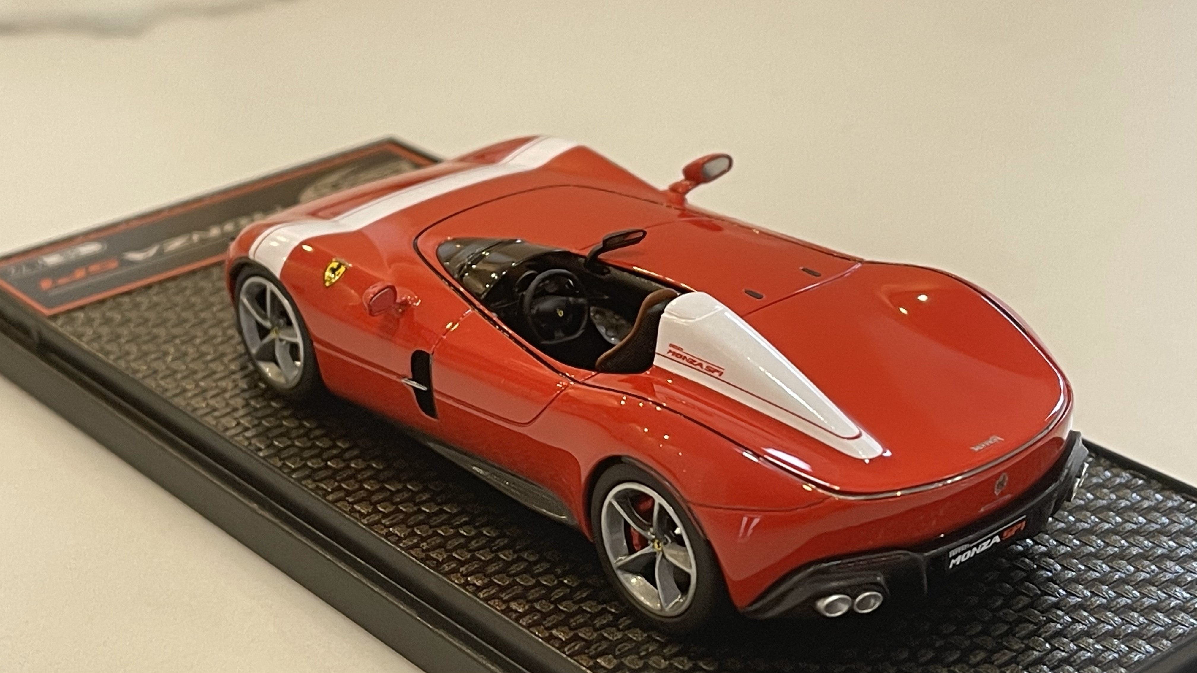 BBR 1/43 Ferrari Monza SP1 2018 Rosso Corsa BBRC220C