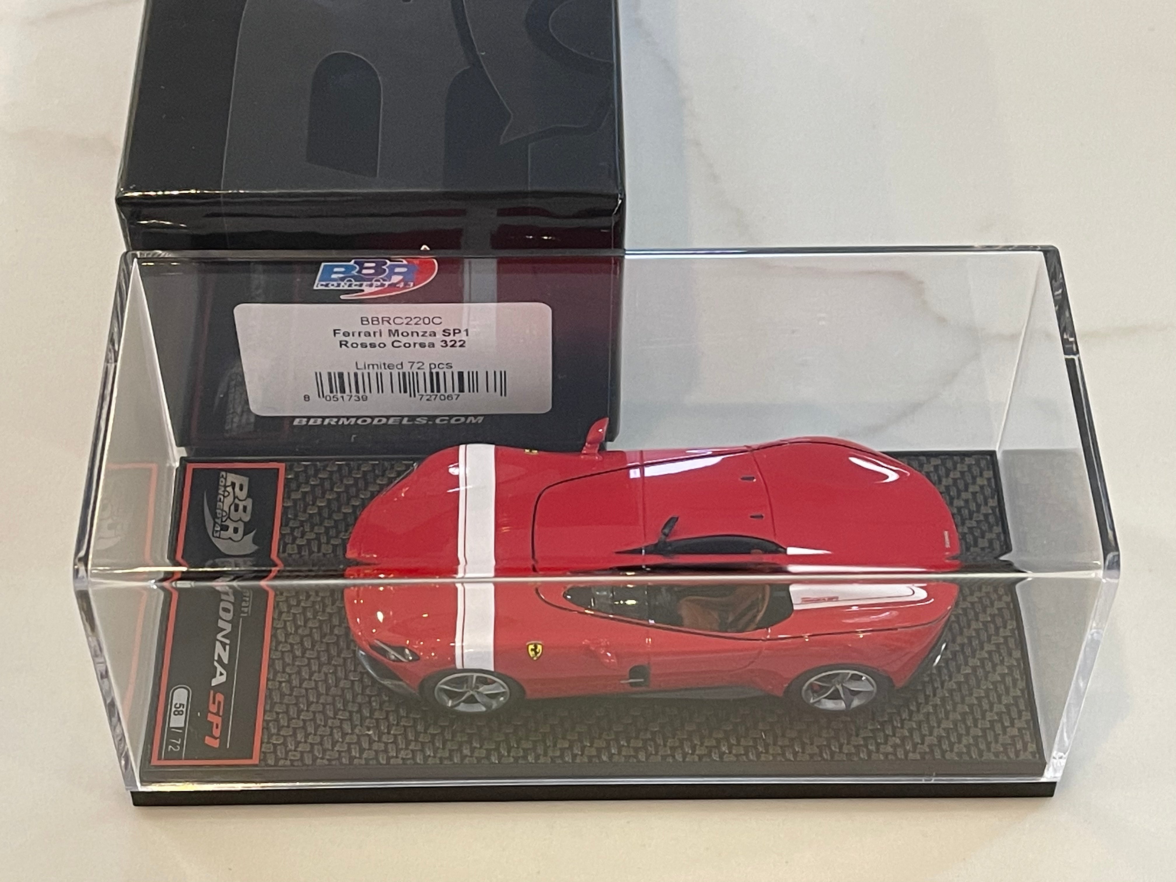 BBR 1/43 Ferrari Monza SP1 2018 Rosso Corsa BBRC220C