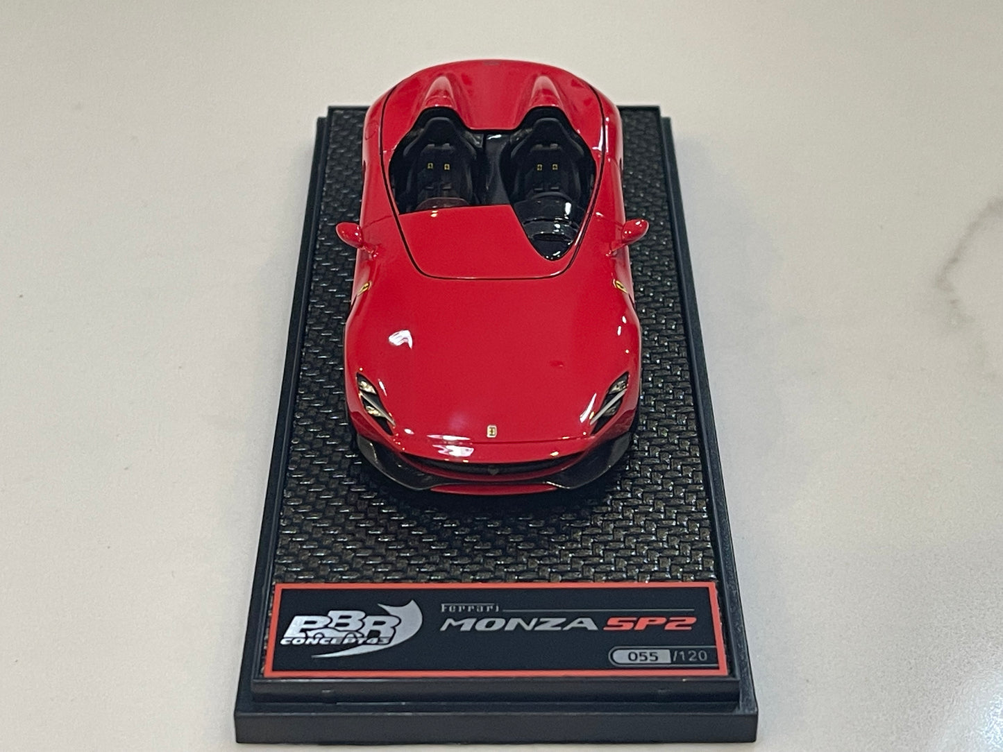 BBR 1/43 Ferrari Monza SP2 2018 Rosso Corsa BBRC221B