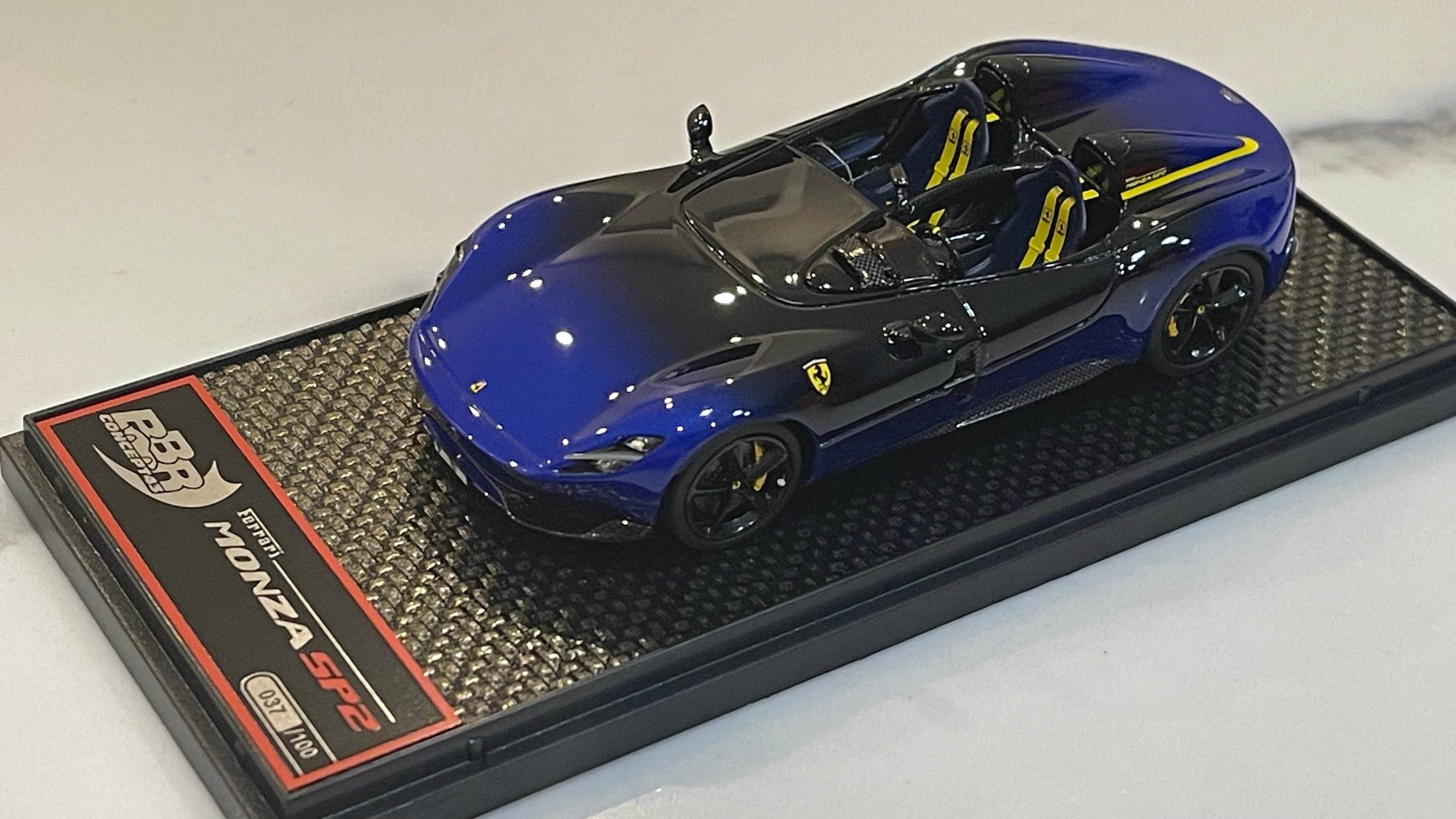 BBR 1/43 Ferrari Monza SP2 2018 Blu Viery BBRC221BV