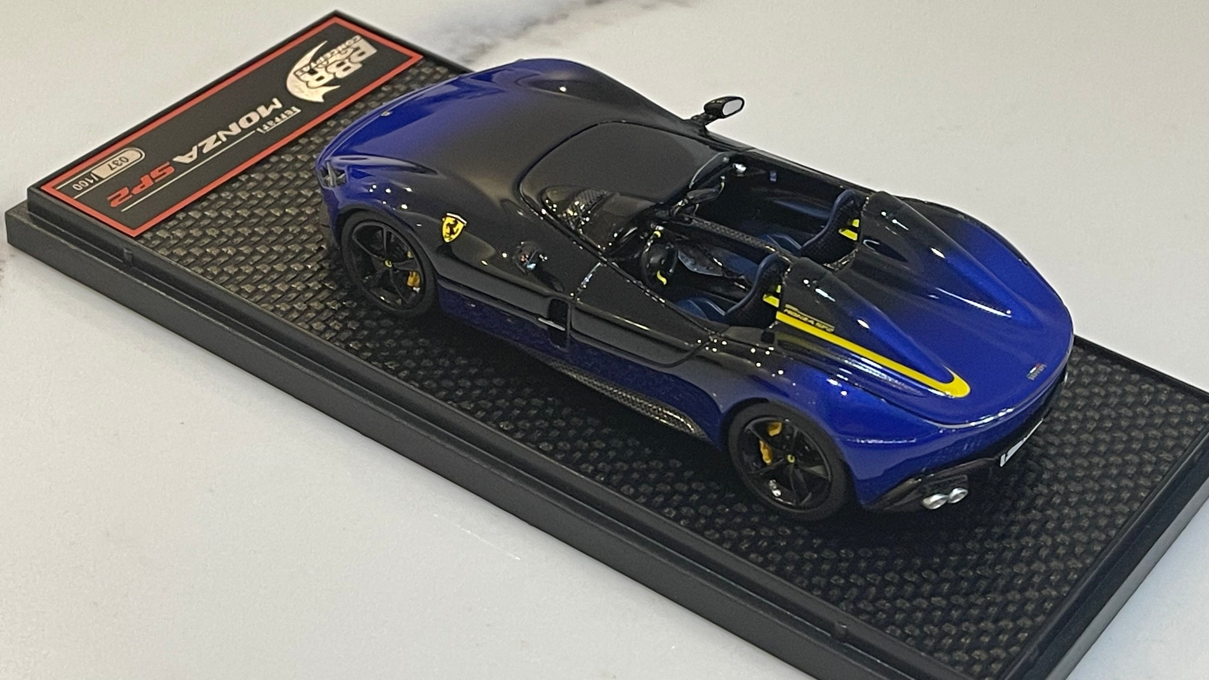 BBR 1/43 Ferrari Monza SP2 2018 Blu Viery BBRC221BV