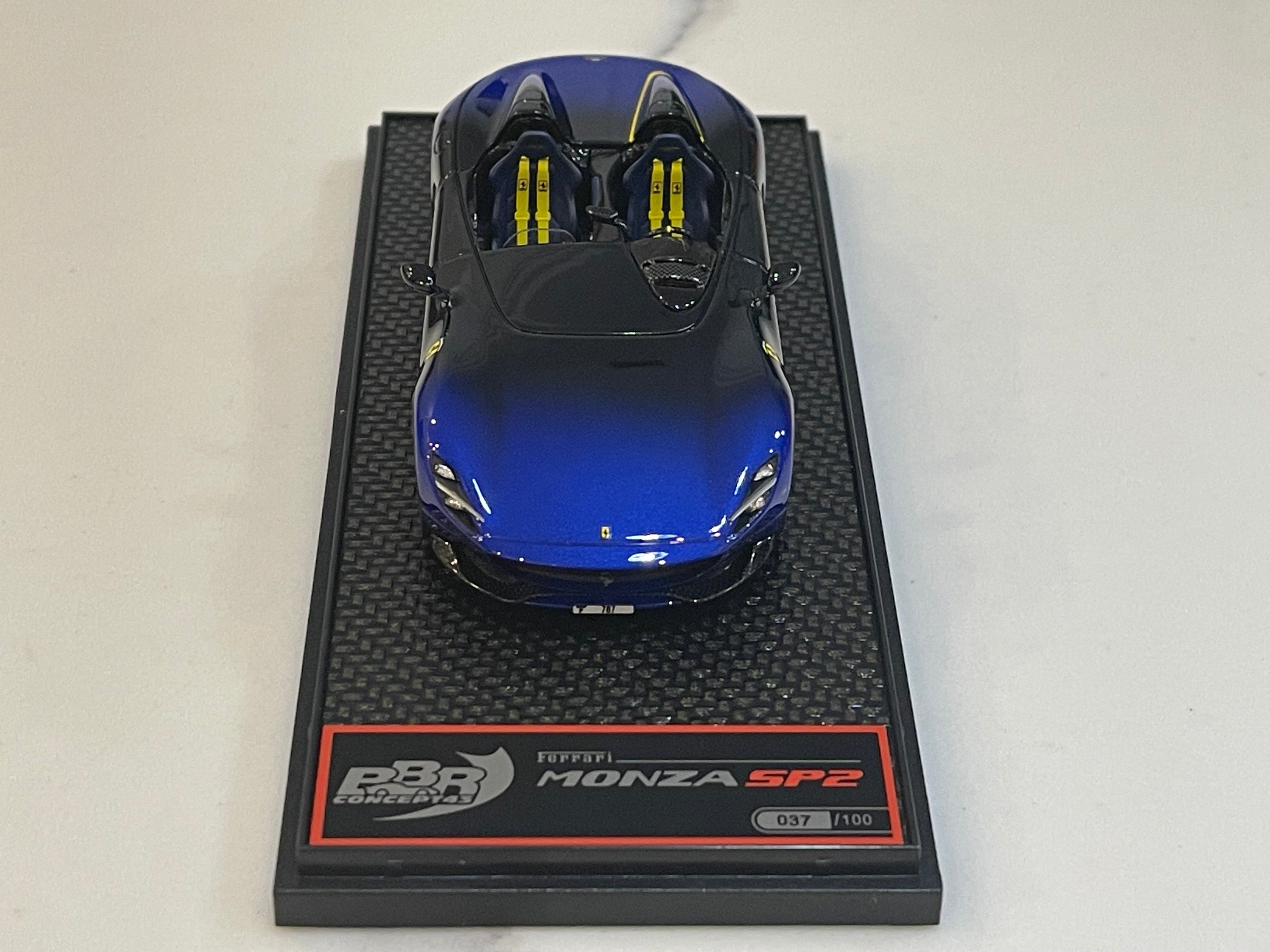 BBR 1/43 Ferrari Monza SP2 2018 Blu Viery BBRC221BV