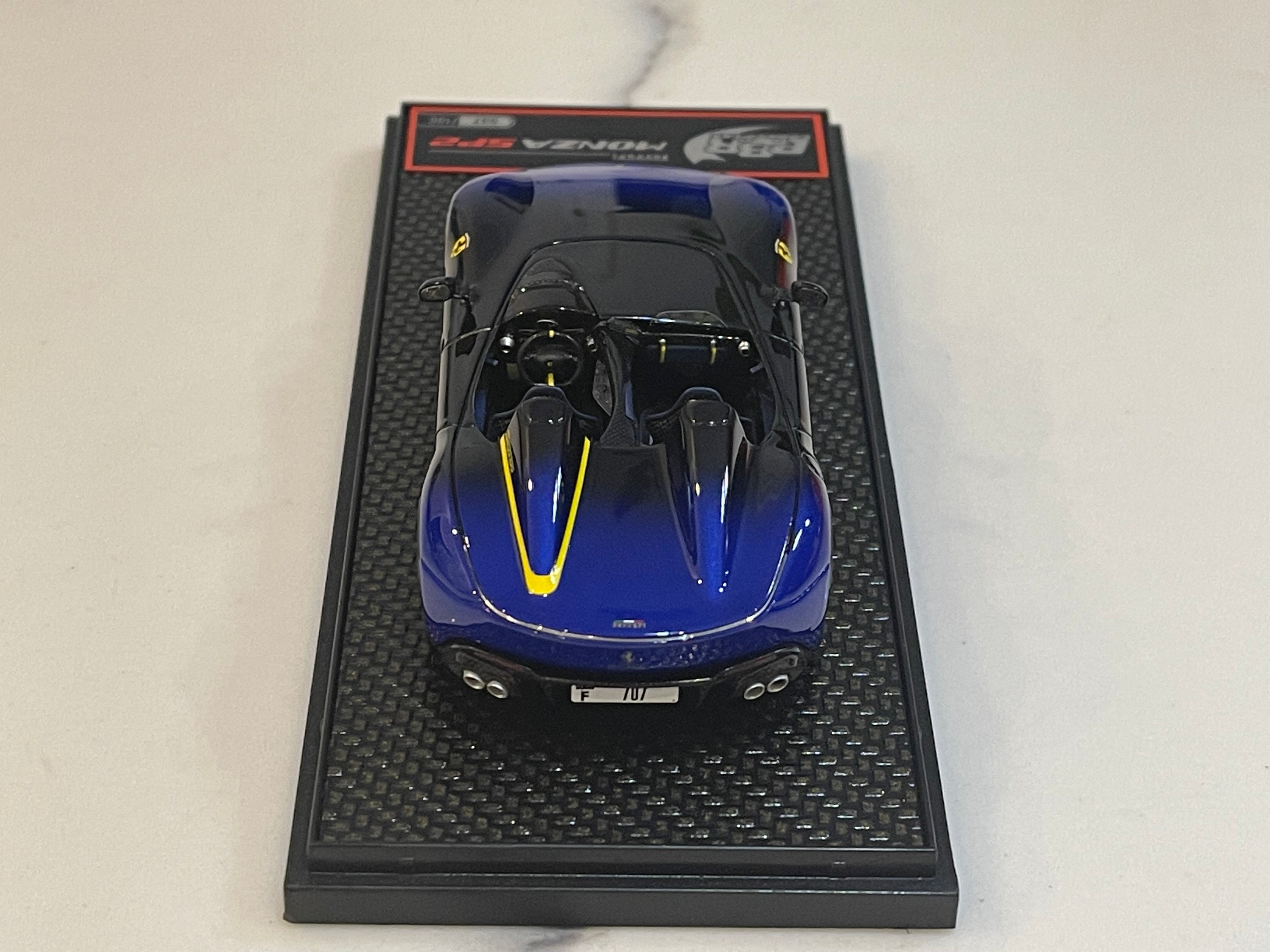 BBR 1/43 Ferrari Monza SP2 2018 Blu Viery BBRC221BV