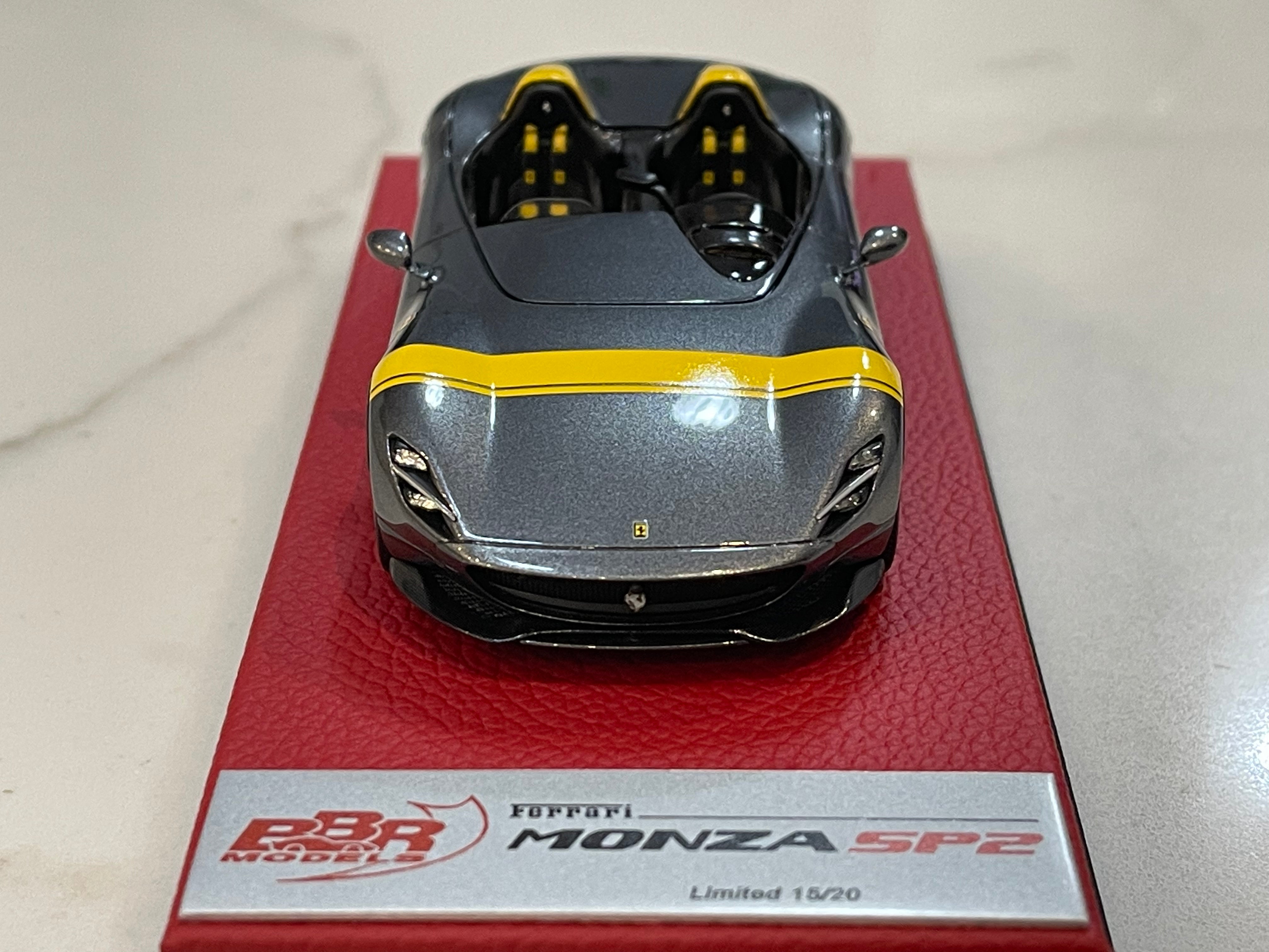 BBR 1/43 Ferrari Monza SP2 2019 Met. Silver BBRC221HPRE