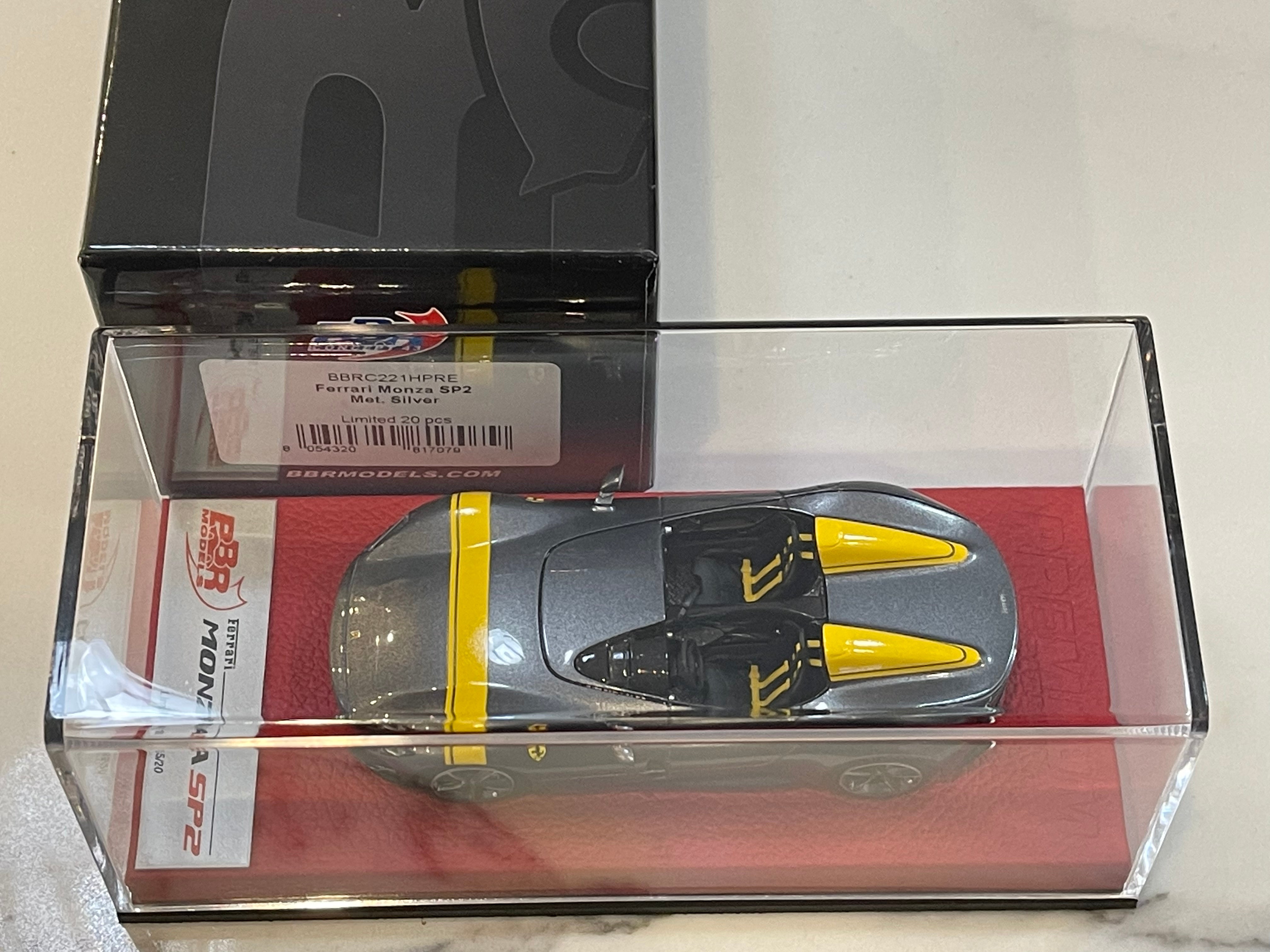 BBR 1/43 Ferrari Monza SP2 2019 Met. Silver BBRC221HPRE