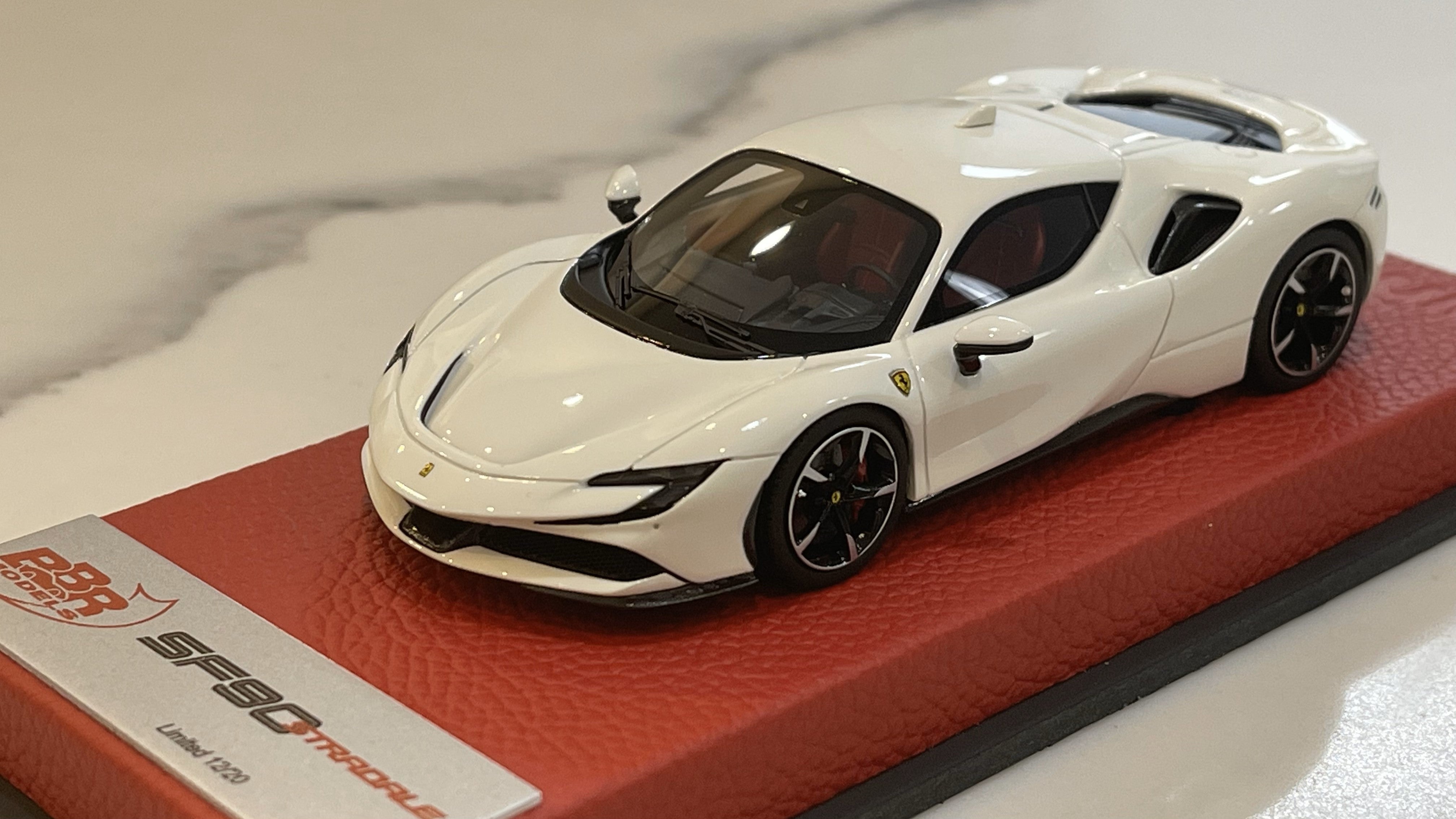 BBR 1/43 Ferrari SF90 Stradale 2019 Avus White BBRC228DPRE