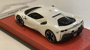 BBR 1/43 Ferrari SF90 Stradale 2019 Avus White BBRC228DPRE