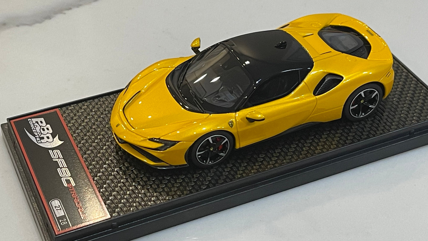 BBR 1/43 Ferrari SF90 Stradale 2019 Giallo Tristrato BBRC228E