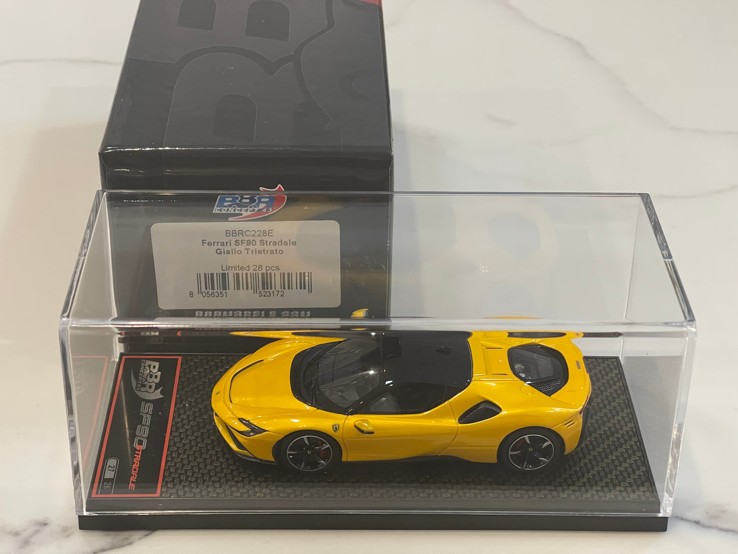 BBR 1/43 Ferrari SF90 Stradale 2019 Giallo Tristrato BBRC228E