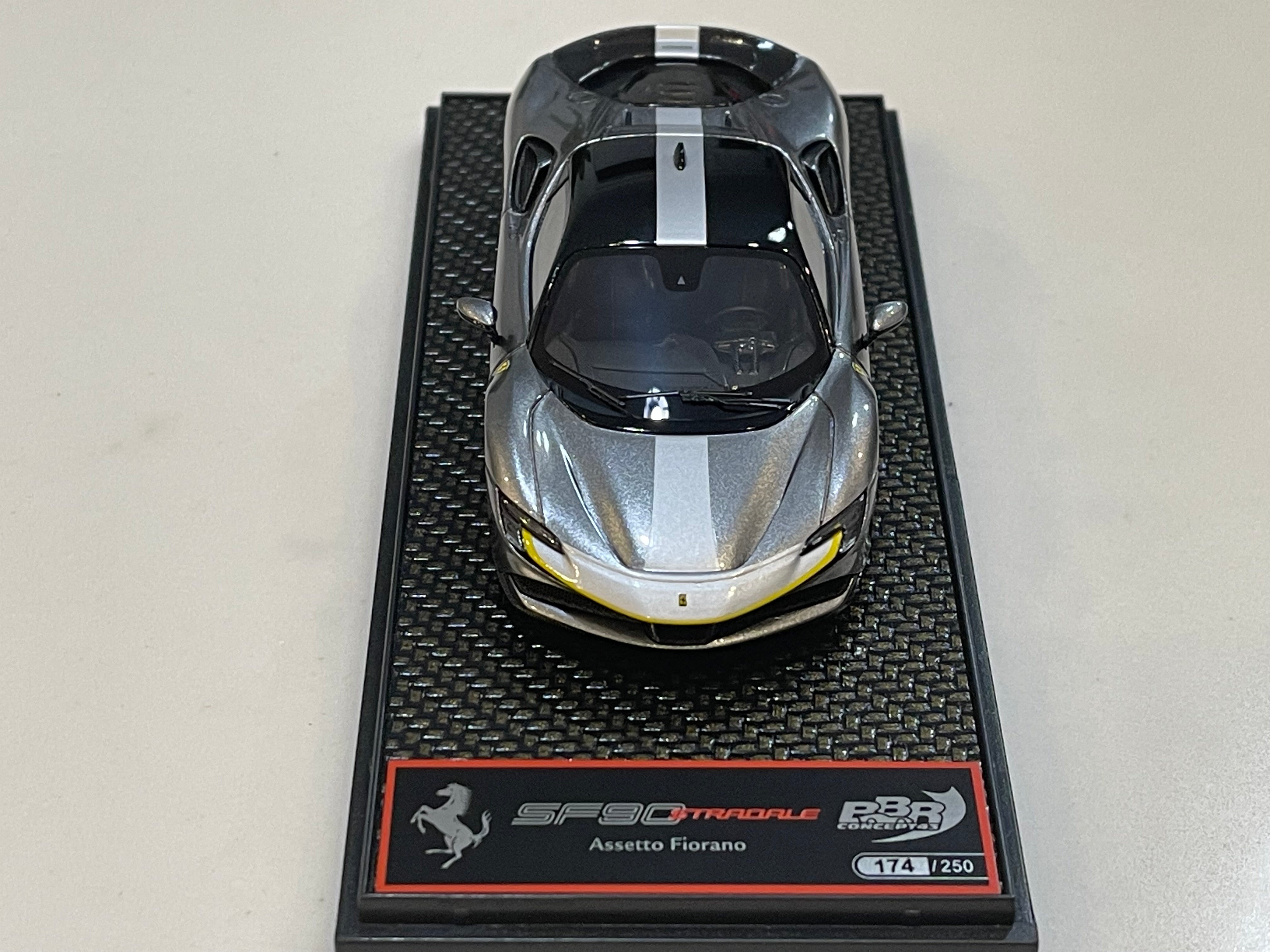 BBR 1/43 Ferrari SF90 Stradale 2019 Met. Silver BBRC228RA