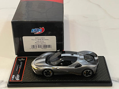 BBR 1/43 Ferrari SF90 Stradale 2019 Met. Silver BBRC228RA