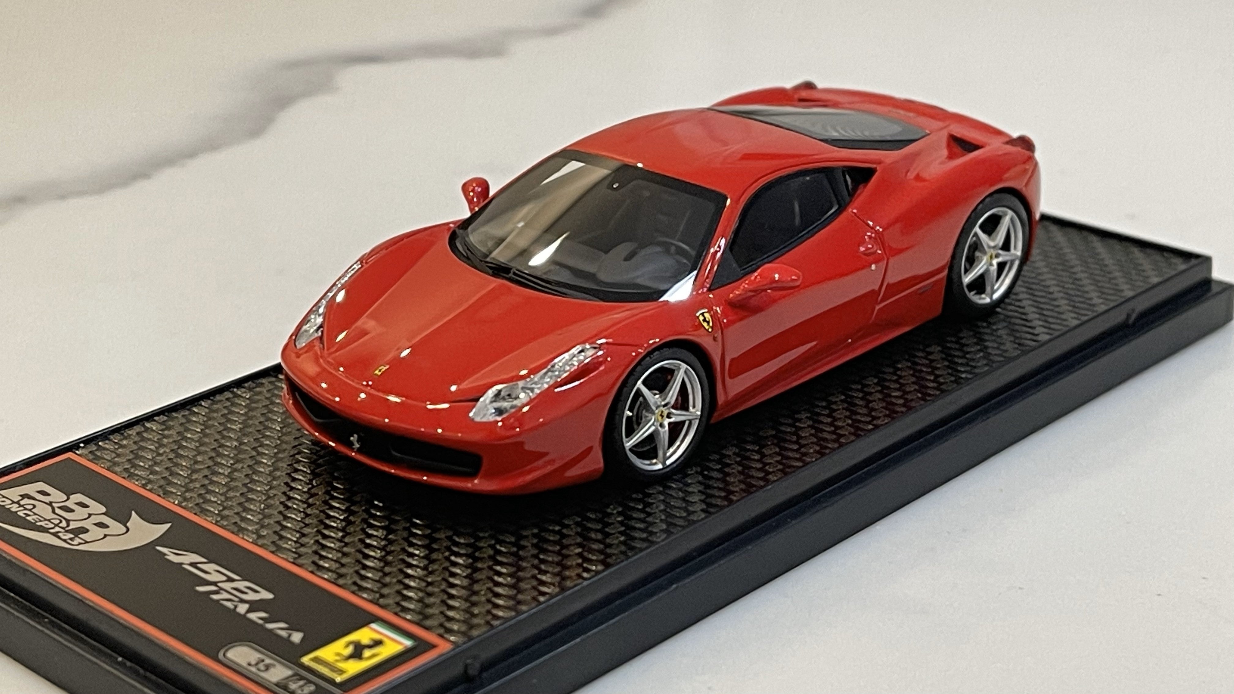 BBR 1/43 Ferrari 458 Italia 2009 Red BBRC22A1 – Paddock Collection