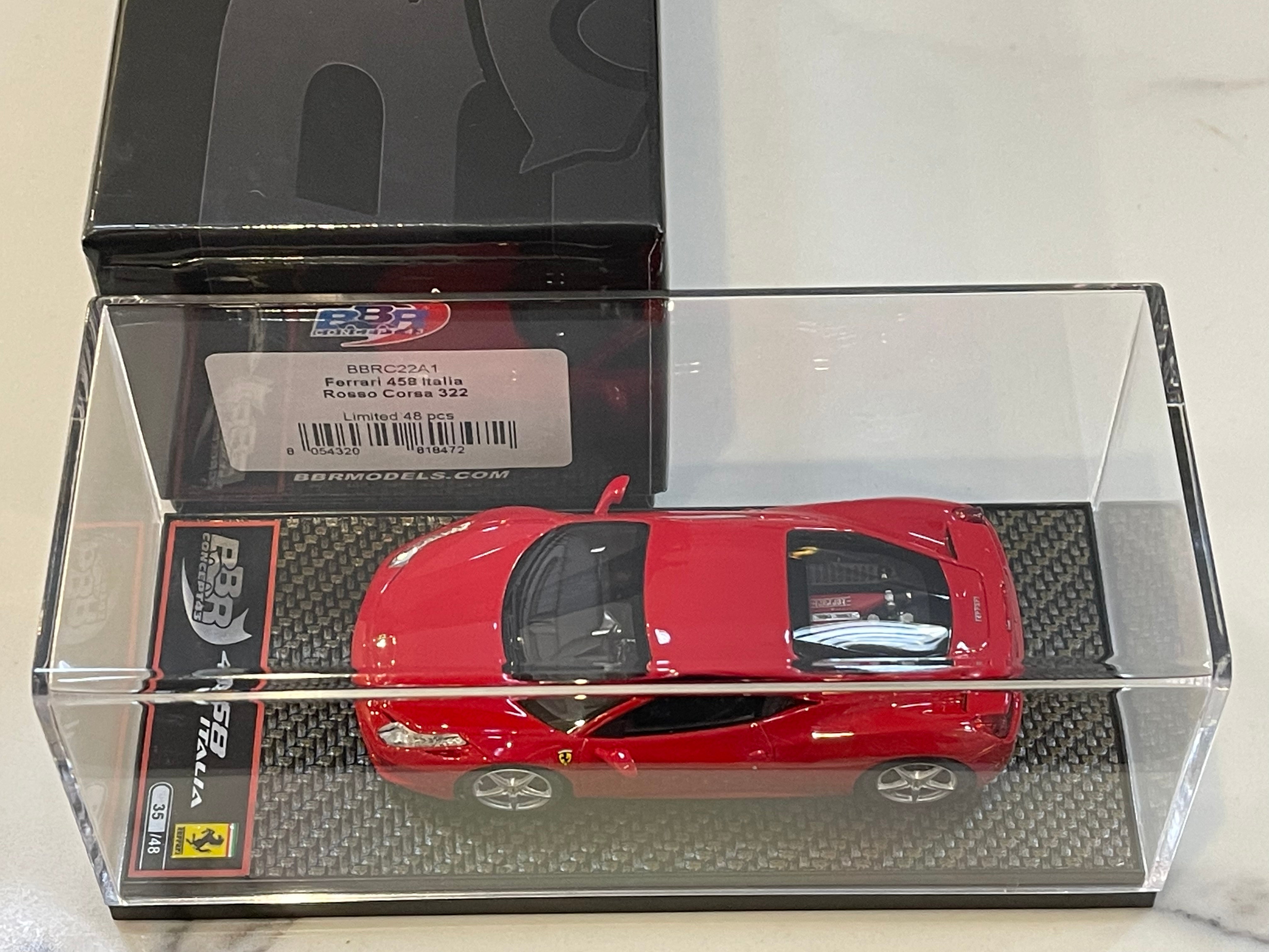 売場フェラーリ　FERRARI 458スパイダー　1/43scale　メーカー新車購入時限定品 乗用車
