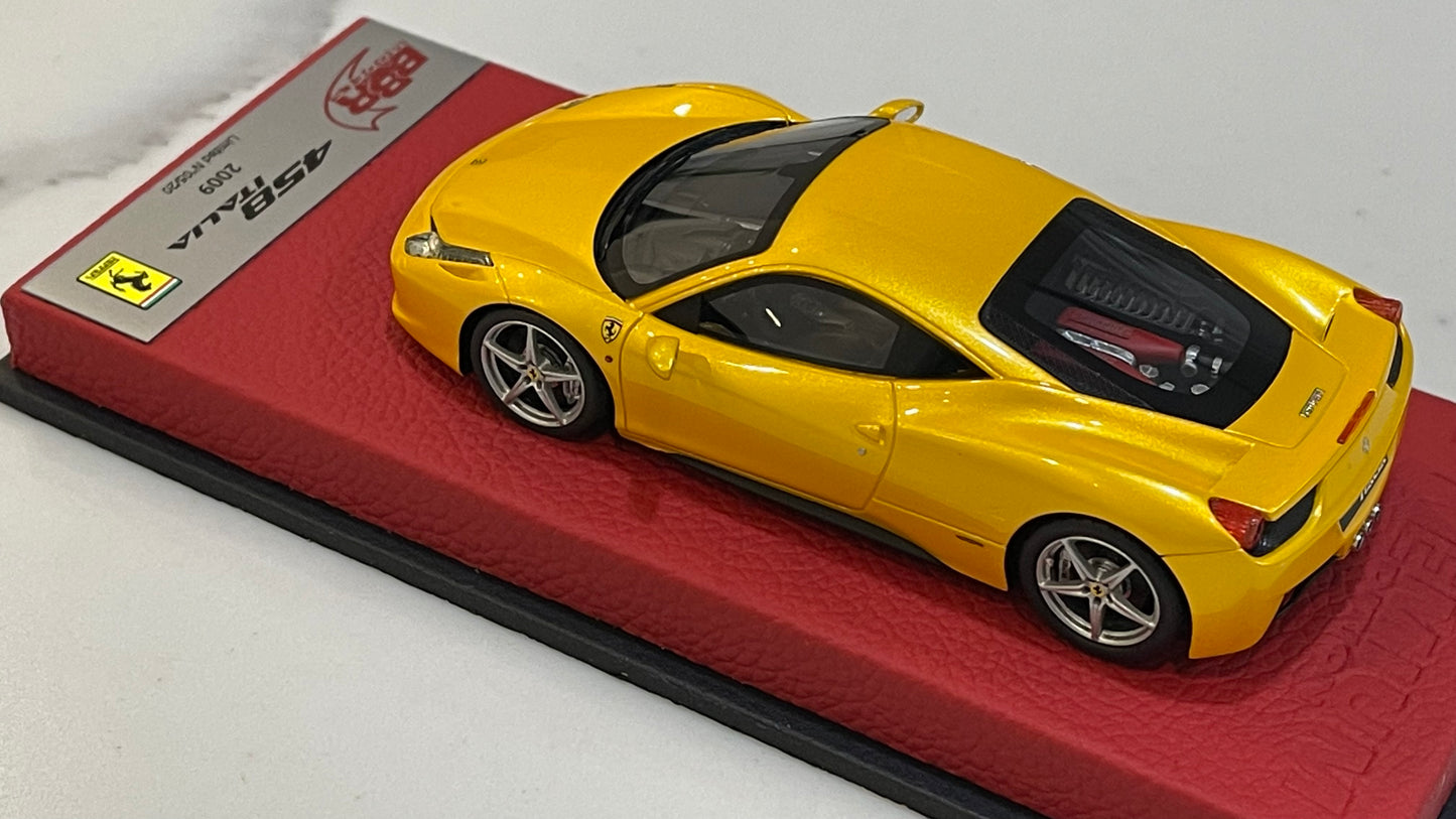 BBR 1/43 Ferrari 458 Italia 2009 Giallo Tristrato BBRC22BPRE