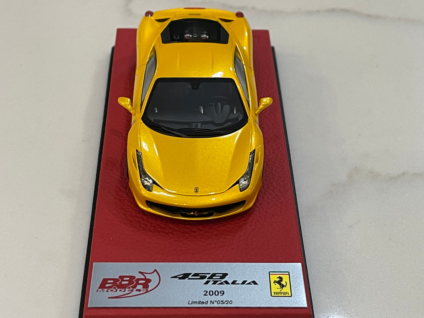 BBR 1/43 Ferrari 458 Italia 2009 Giallo Tristrato BBRC22BPRE