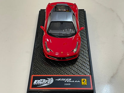 BBR 1/43 Ferrari 458 Italia 2009 Red/Grey BBRC22RG