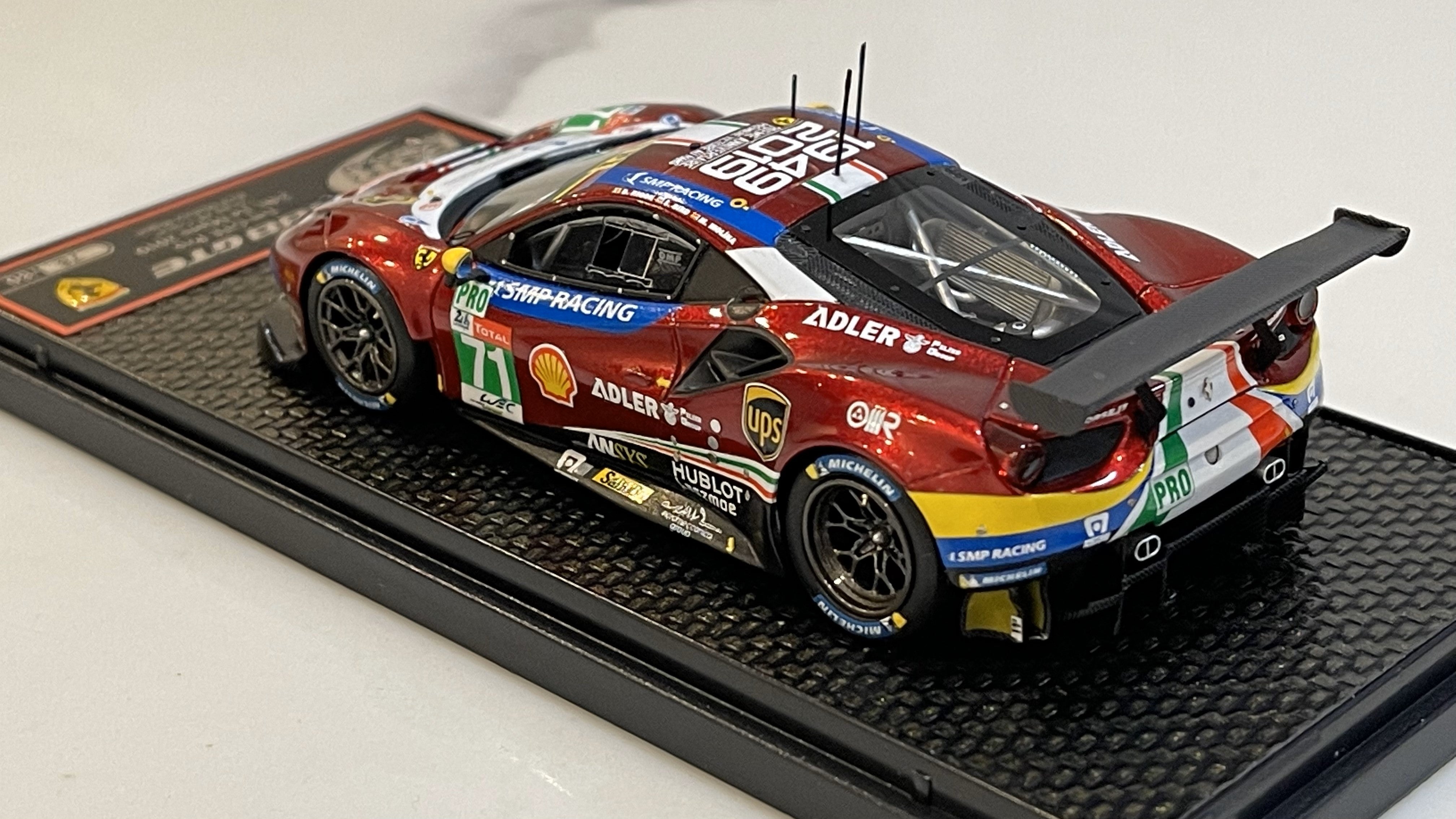 Bbr 1/43 Ferrari 488 Gte Pro 24 Hours Le Mans 2019 Red No. 71 Bbrc230B –  Paddock Collection