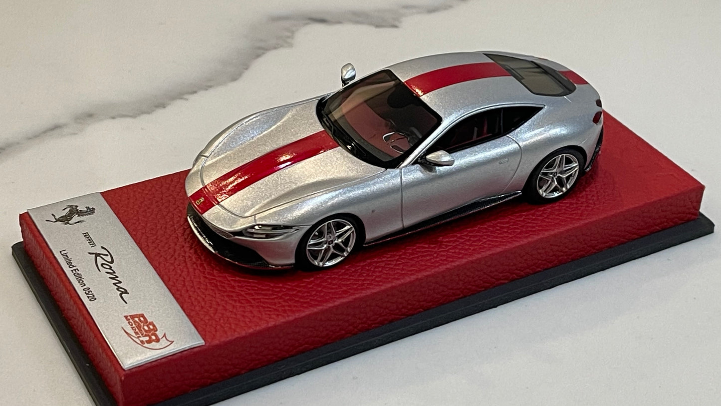 BBR 1/43 Ferrari Roma 2020 China 30th Anni Matt Silver BBRC236CHIPRE